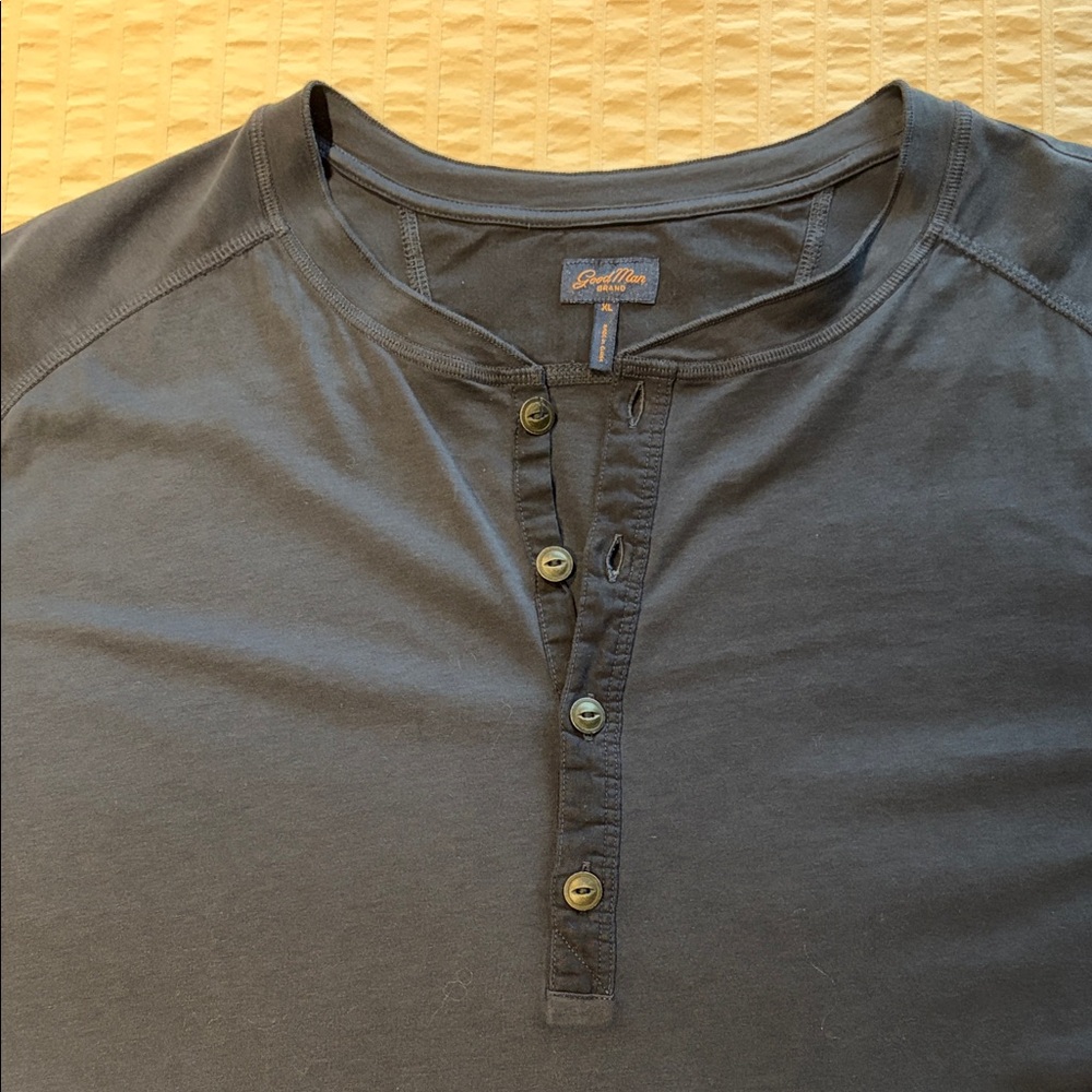 Good Man dark Blue Button Down Shirt